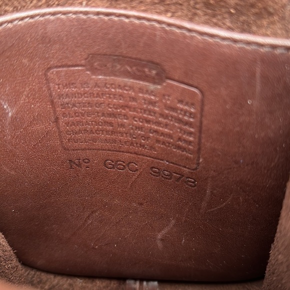 COACH Vintage Small Sidepack - Brown Leather/Brass - Picture 10 of 16